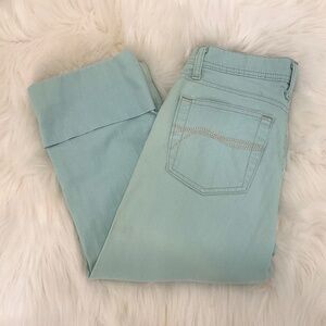 Tommy Hilfiger Turquoise Vintage Jean Capri Pants